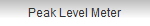 Peak Level Meter